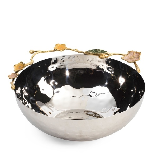 GODINGER 52oz Hellebore Salad Bowl - Picture 1 of 2